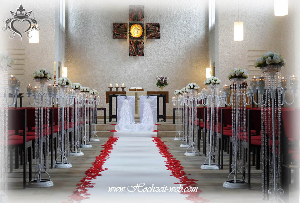 Hochzeitsdekoration   - Kirchendekoration